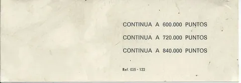 Spanish Score Card