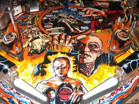 Lower playfield