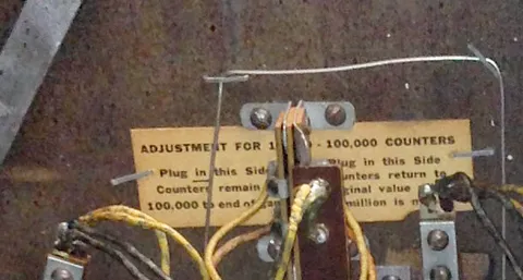 Under Playfield - Operator Adjustment