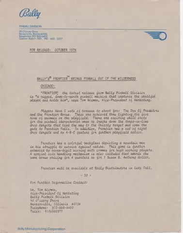 Press Release
