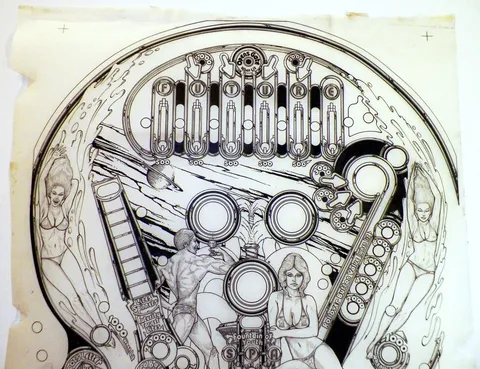 Black Line Drawing - Detail*