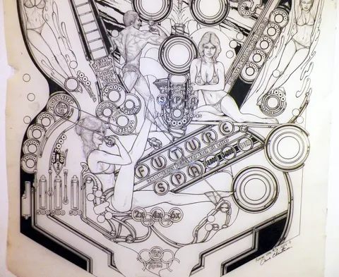 Black Line Drawing - Detail*