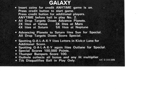 Instruction Card