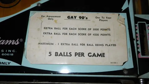 Score Card - Extra Ball Mode